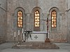 Fossanova Abbey, interior with Crucifix