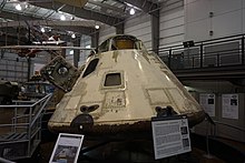 Apollo 7 Command Module Frontiers of Flight Museum December 2015 084 (Apollo 7 Command Module).jpg