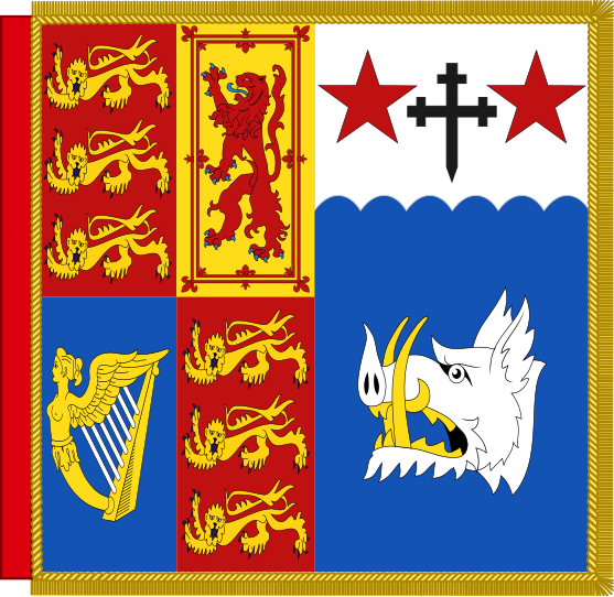 ファイル:Garter Banner of Queen Camilla.svg