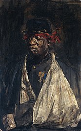 Portrait of a Wounded KNIL Soldier, 1882, Rijksmuseum