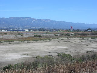 <span class="mw-page-title-main">Goleta Slough</span> Wetland in Santa Barbara County, California