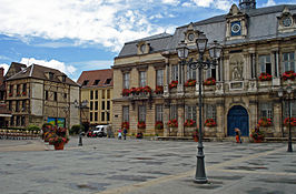 Het plein place Alexandre Israël in Troyes