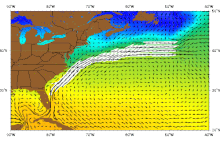 Vector Diagram of current flow along the east coast of the United States. Gulf Stream Flowchart.gif