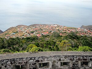 View of Jamestown from Half Tree Hollow