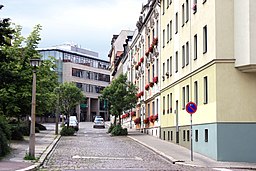 Halle (Saale), Adam-Kuckhoff-Straße, southern part