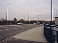 Auf der Brücke, Blick Richtung Theresienwiese und Hochbunker