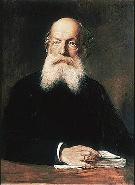 Фридрих Август Кекуле фон Штрадониц. Портрет работы Ангели, 1890