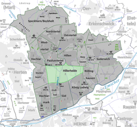 Hillerheide in Recklinghausen