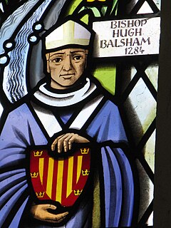 <span class="mw-page-title-main">Hugh de Balsham</span> 13th-century Bishop of Ely
