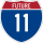 Marqueur futur Interstate 11