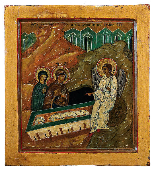 File:Icon of Women at the grave (Russia, 17 c.).jpg