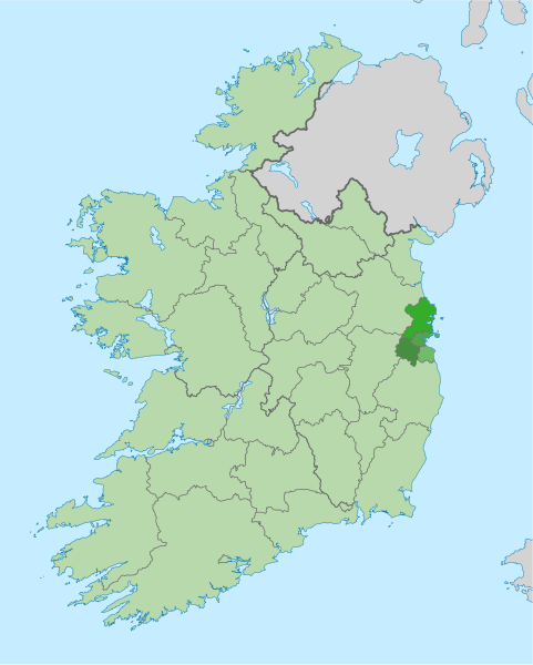 File:Ireland location map Dublin region.svg