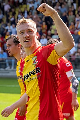 Lidberg namens Go Ahead Eagles in mei 2023