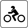 Italian traffic signs - icona motociclo.svg