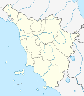 Горгона. Карта розташування: Тоскана