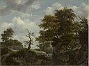 Jacob van Ruisdael - Landschap met brug, vee en figuren (ca.1660) .jpg