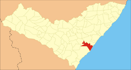 Jequiá da Praia - Carte