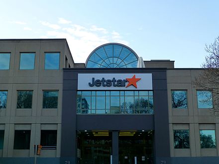 Jetstar headquarters in the Melbourne suburb of Collingwood
