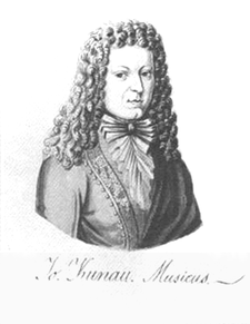 O musico y compositor alemán Johann Kuhnau.