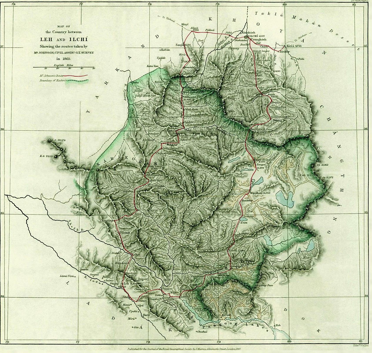 Карта джонсона. Trans-Karakoram tract. Хотан (уезд). Аксайчин на карте. Хотан на карте.