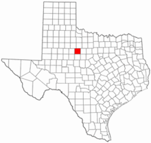 Location of Jones County in Texas Jones County Texas.png