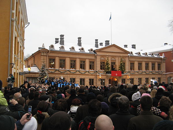 Image: Julfred utlyses Gamla Stortorget 2009