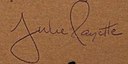 Julie Payetteová, podpis