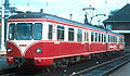 Köln-Bonner Eisenbahnen (KBE) treinstel van het type ET nr: 58 te Bonn Rheinuferbahnhof.