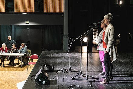 Two singers in Lesneven (preselections 2019). Kan ar Bobl 2019 Ti ar Vro Leon - 16.jpg