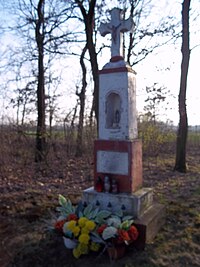 Kapliczka na miejscu cmentarza cholerycznego z okresu I wojny światowej w Grądach – Kacze Niwy. Wzniesiona w 1959 z fundacji Jana Czupryny w miejsce krzyża drewnianego.
