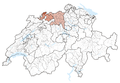 Large regions in Switzerland