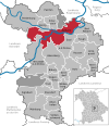 Lage der Gemeinde Kelheim im Landkreis Kelheim