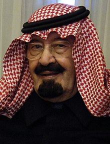 Photograph of King Abdullah at age 83