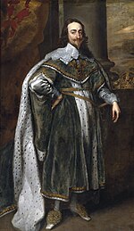 The Carolinas are named after King Charles I of England. Carolina is taken from the Latin word for "Charles", Carolus. King Charles I after original by van Dyck.jpg