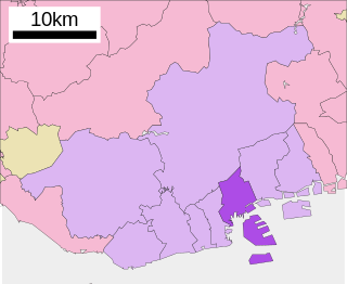 中央区 (神戸市)位置図