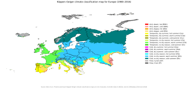 Koppen-Geiger Map Europe present.svg