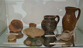 Посуда с раскопок Янгикента. Музей мемориала Коркыт-Ата