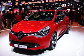 Clio IV in mostra allo stand Renault.