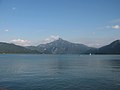 Lacul Mondsee cu muntele Schafberg în fundal