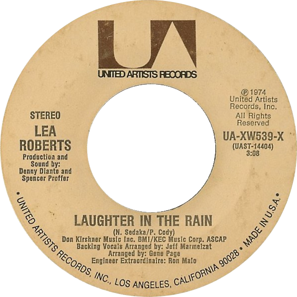 File:Laughter in the Rain by Lea Roberts US single side-A.webp