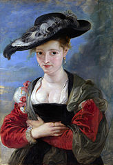 Rubens: Susanna Fourment met strohoed, 1622-1625
