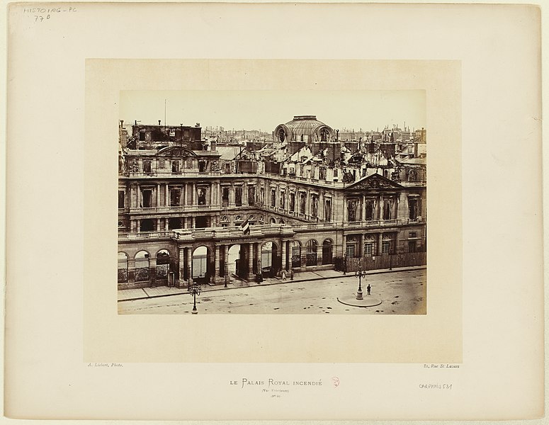 File:Le Palais Royal incendié (Vue extérieure) (N°14), Paris Musées 20230511084219.jpg