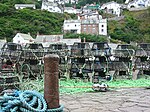 Nos 45/46 and 47 Lobster traps at Clovelly.jpg