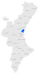 Localització de l'Horta Nord respecte del País Valencià.svg