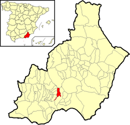 Santa Fe de Mondújar - Localizazion