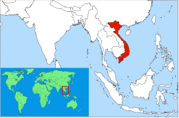 Vietnam - Localizzazione