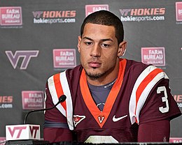 Conférence de presse Logan Thomas VT 2011.jpg