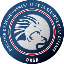 Logo de la Arah du renseignement et de la sécurité de la Défense (DRSD).svg