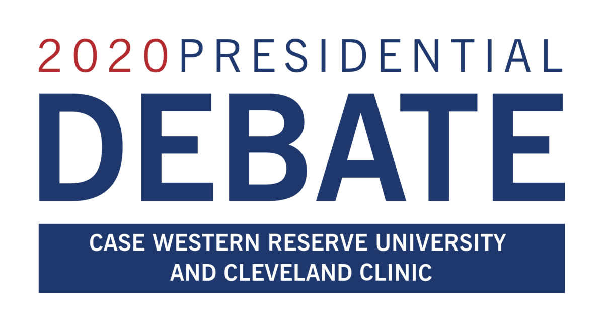 Logo for Presidential Debate September 29, 2020 at Case Western University and Cleveland Clinic.png