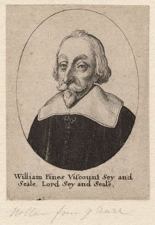 <span class="mw-page-title-main">William Fiennes, 1st Viscount Saye and Sele</span> English nobleman and politician